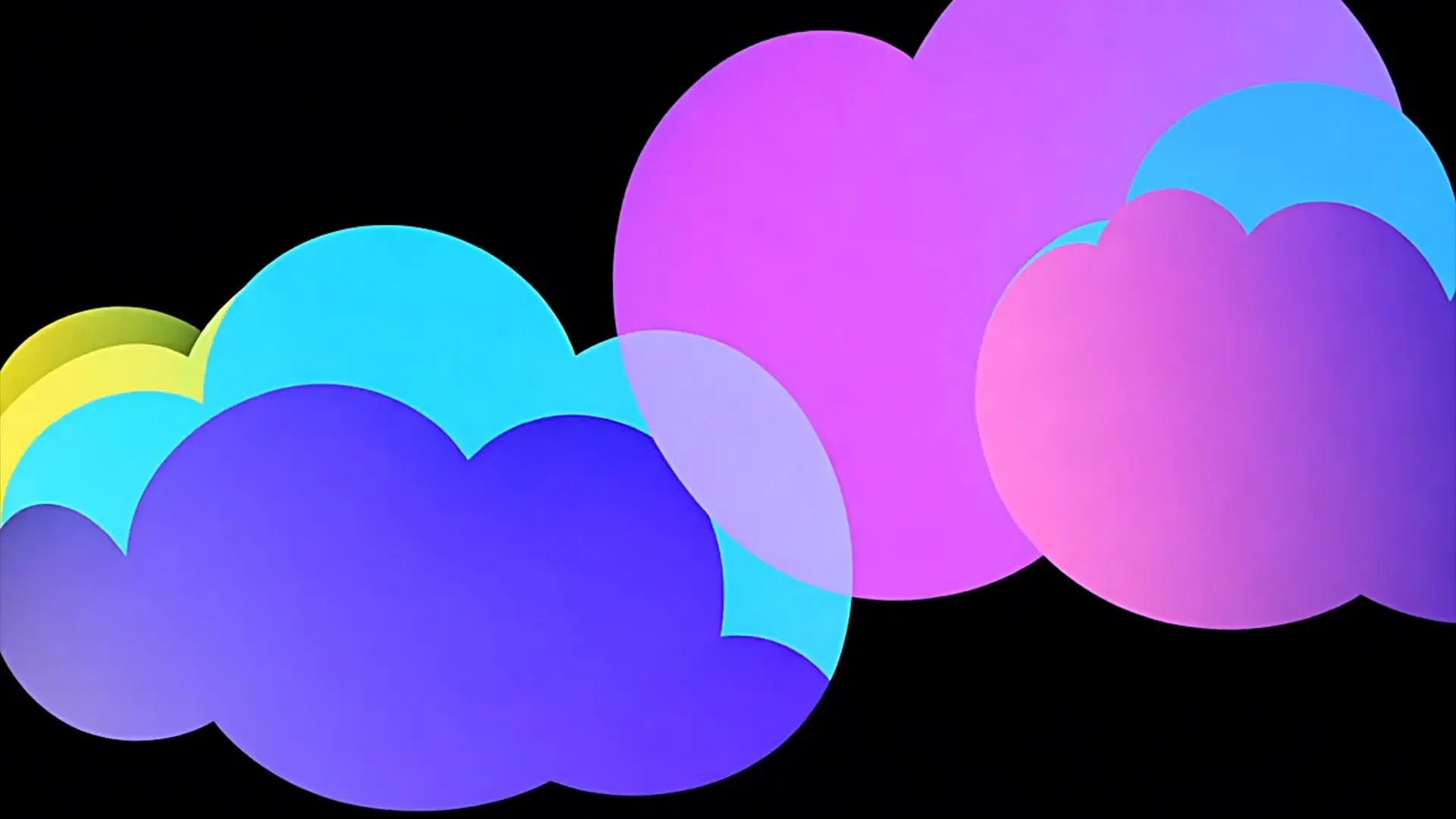 Colorful Abstract Bubble Background Perfect for Logo Animation